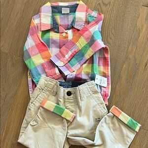 BabyGAP Plaid Shirt and Matching Pants